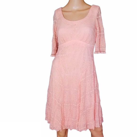 3/$10 Chris McLaughlin Dress 4 Empire Lace - Picture 3 of 9